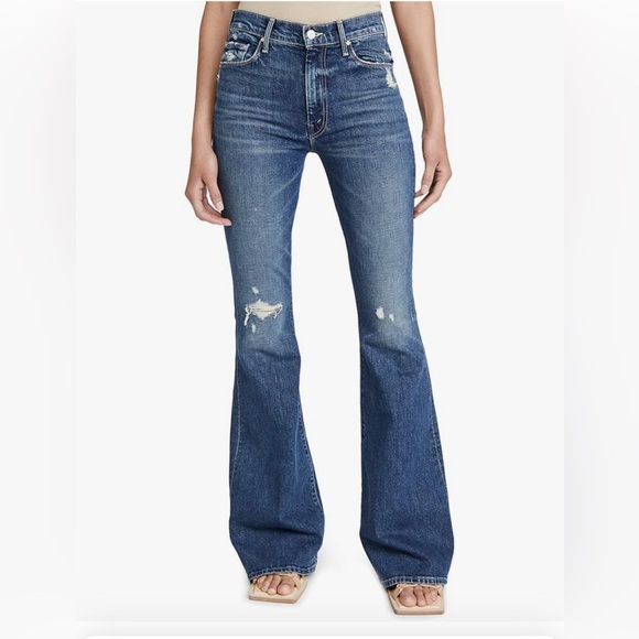 MOTHER DENIM
The Super Cruiser in Born To Bite FLARE JEANS SIZE 31 - Picture 2 of 4